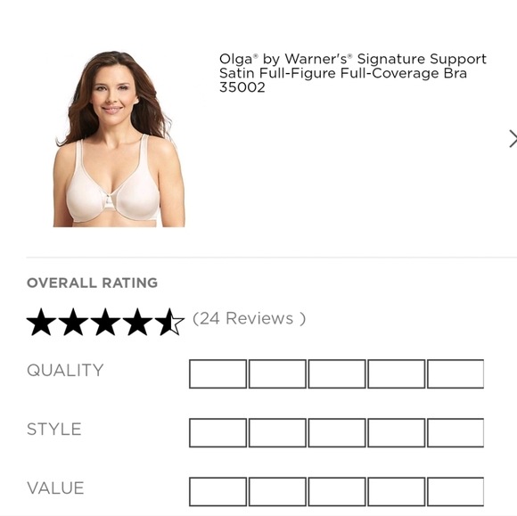 🖤 Last 1❣️ phlox pink signature support satin full figure & coverage bra - Picture 4 of 7